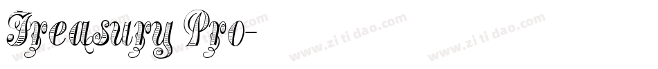 Treasury Pro字体转换